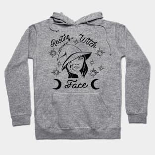 Resting witch face black Hoodie